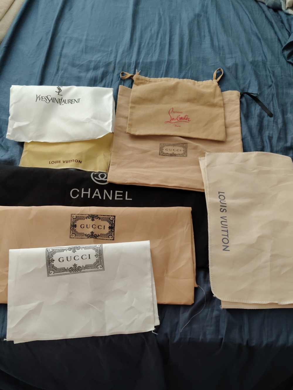 Luxury Assorted Dust Bags Set - Designer Brands